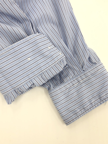MAISON MARGIELA Oversize Striped Cotton Shirt(XS) S54945