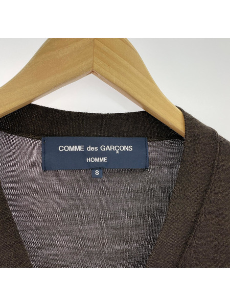 COMME des GARCONS カーディガン HOMME カーディガン/S