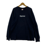 Supreme 20AW Box Logo L/S Tee M 紺