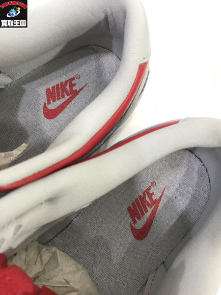NIKE DUNK LOW QS/27.0cm/FQ6965-600 グレー/赤/ナイキ