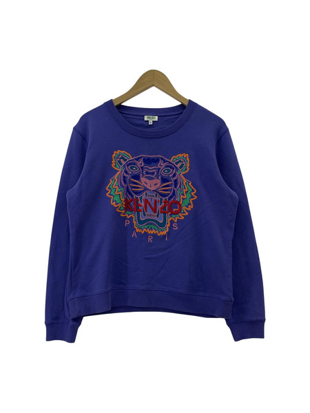 KENZO スウェット・トレーナー 詩集ロゴスウェット 紫[値下]