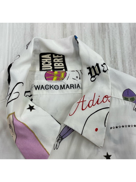 WACKO MARIA 半袖シャツ 25SS-WMS-HI10 ハワイアン アロハシャツ レスラー