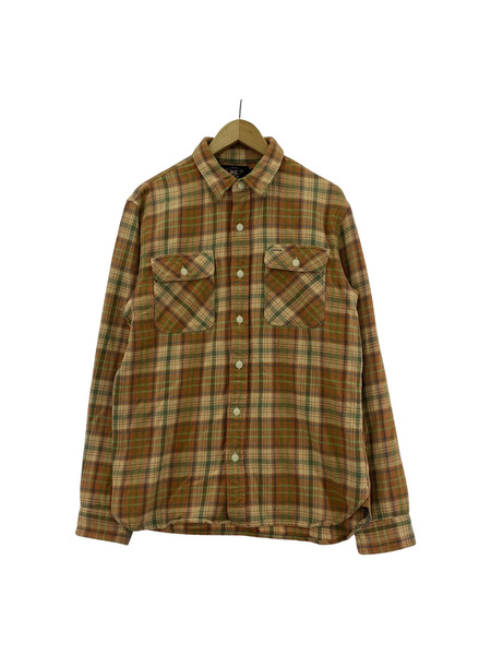 RRL 長袖シャツ 黒タグ チェックネルシャツ (M)[値下]