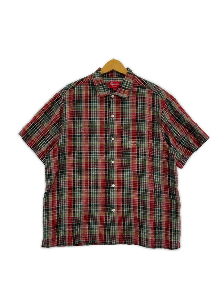 Supreme 半袖シャツ 23ss Metallic Plaid S