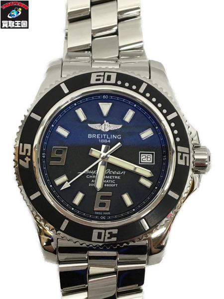 ブライトリング(BREITLING) スーパーオーシャン44 SS ラバー
