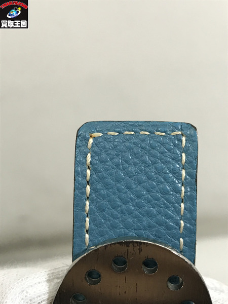 HERMES　エブリン/ブルー/ベルト