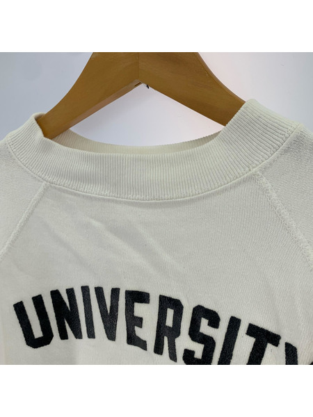 OLD・VINTAGE スウェット・トレーナー 70-80s UNIVERSITY OF DELAWARE ホワイト
