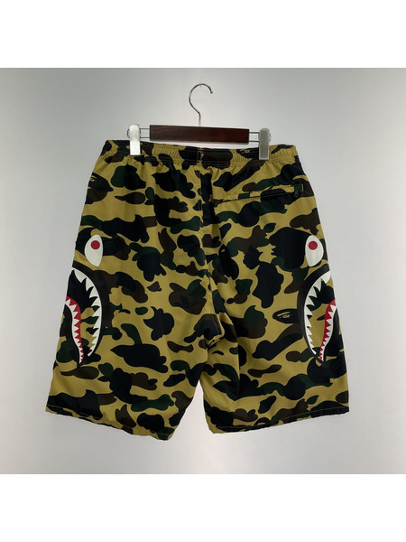 A BATHING APE SHARK NYLON SHORTS XL 001SPI301020M[値下]