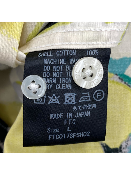 FTC LS総柄シャツ (L)[値下]