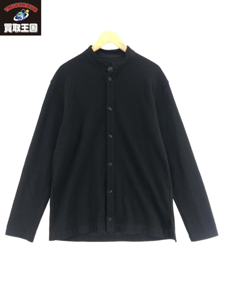 REGULATION Yohji Yamamoto スタンドカラー ウールシャツジャケット (3)[値下]