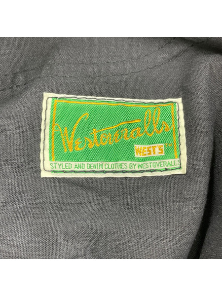 パンツ WESTOVERALLS 17AW スエードパンツ S ブラック