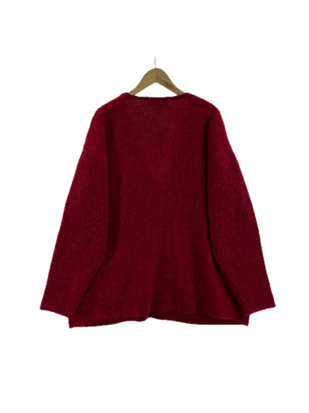 JACKSON MATISSE カーディガン 24AW Mohair Cardigan 赤(XL)