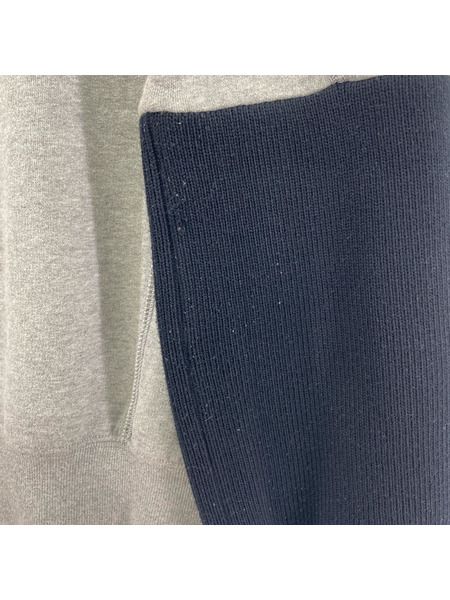 ALYX フロントシップスウェット 灰 黒 (L)