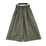 BEARDSLEY パンツ 総柄/イージーパンツ/ワイド/白系/黒