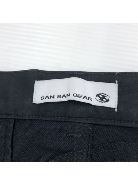 SAN SAN GEAR 裾スナップテックパンツ 1 ブラック