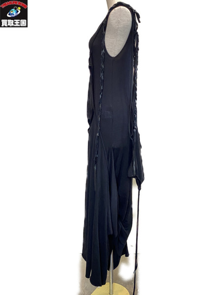 Yohji Yamamoto NOIR  ノースリーブワンピース 黒 ND-T39-996