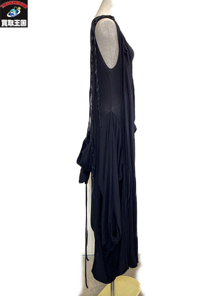 Yohji Yamamoto NOIR  ノースリーブワンピース 黒 ND-T39-996