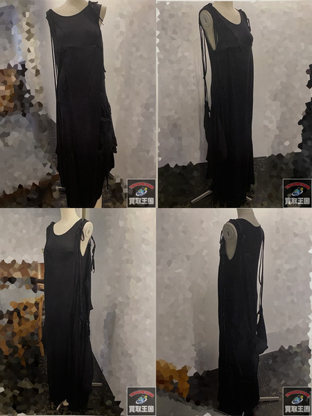 Yohji Yamamoto NOIR  ノースリーブワンピース 黒 ND-T39-996