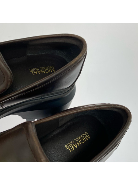 MICHAEL KORS ローファー SHILOH レザー ローファー 7M