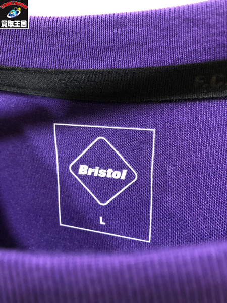 F.C.Real Bristol SSカットソー/PPL/紫/L/エフシーレアルブリストル