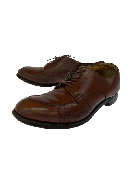 ALDEN シューズ 549 モディファイドラスト Vチップレザーシューズ (US9) 茶