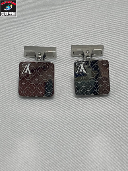 LOUIS VUITTON M65043 ブトン ドゥ マンシェット・シャンゼリゼ カフスボタン LV ルイヴィトン ダミエ 収納ケース 