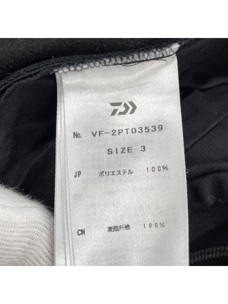 D-VEC PE MELTON PANTS　ブラック　SIZE 3　VF-2 PT03539