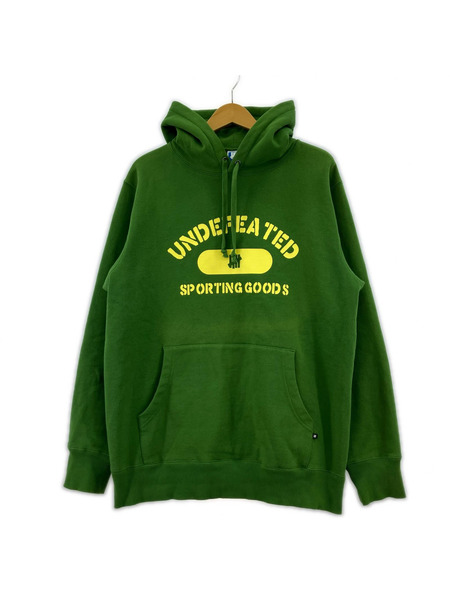 UNDEFEATED パーカー CRATE HOODIE L 緑