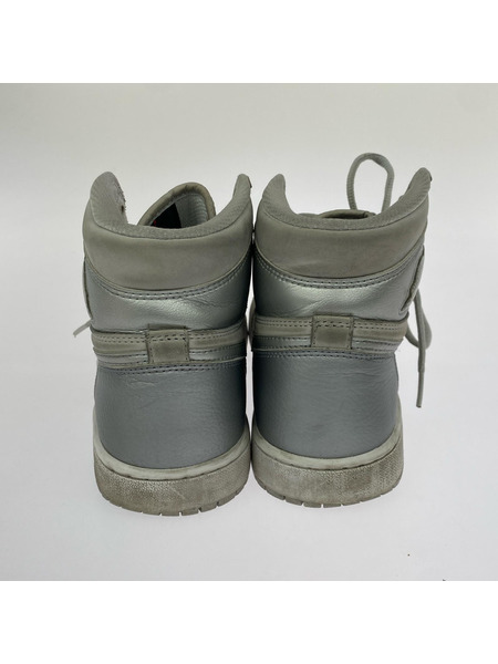 NIKE スニーカー AIR JORDAN 1 HIGH OG 銀 (26.0cm)