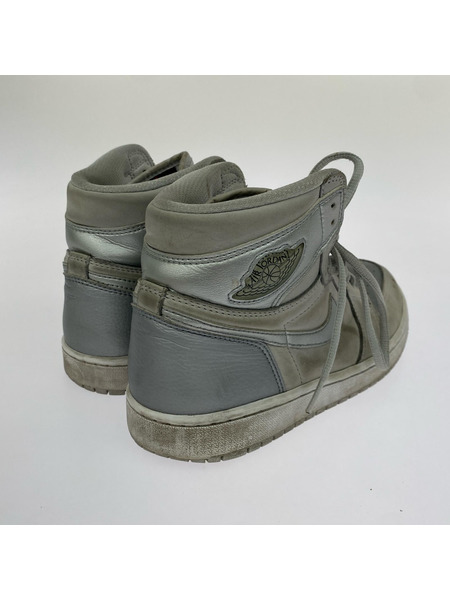 NIKE スニーカー AIR JORDAN 1 HIGH OG 銀 (26.0cm)