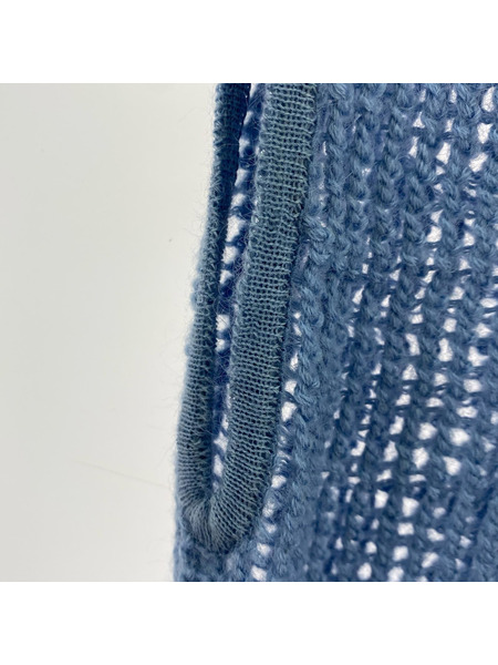 AURALEE ノースリーブワンピース MOHAIR WOOL MESH KNIT OP 0 サックスブルー