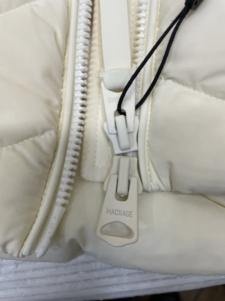Mackage 25AW NADIA-SH ファー付ダウンジャケット S 白