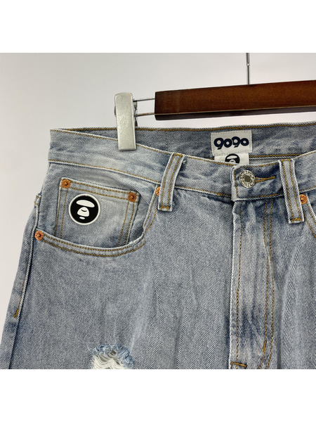 9090 デニム・ジーンズ 9090 × A BATHING APE デニムパンツ