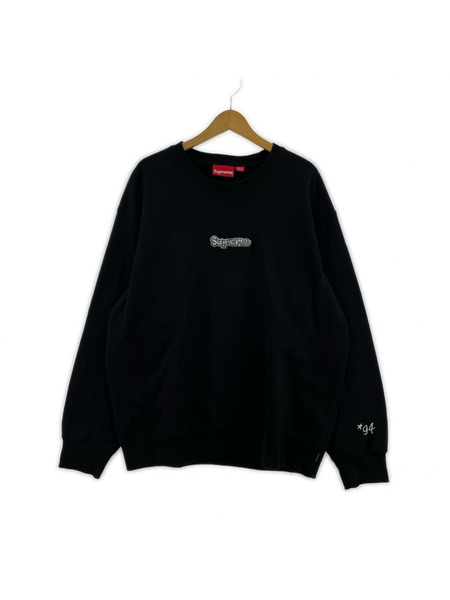 Supreme 21SS Gonz Logo Crewneck M 黒