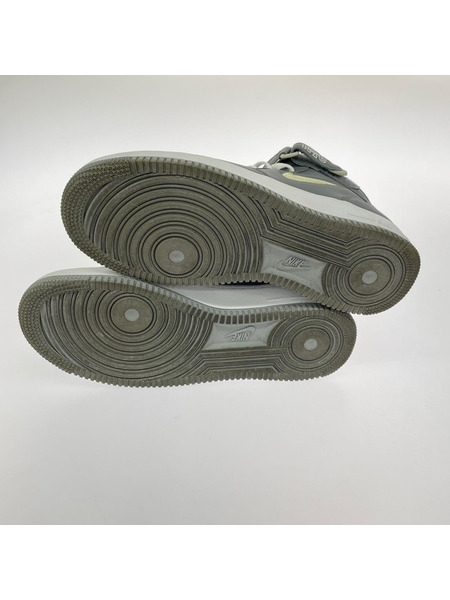 NIKE スニーカー air force 1 mid qs グレー 27cm