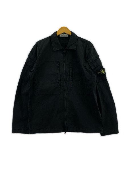 STONE ISLAND ジャケット Stretch Overshirt BLK L