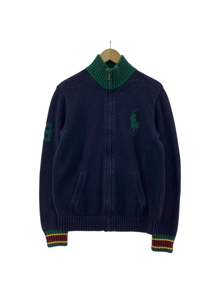 POLO RALPH LAUREN ニット・セーター ジップアップニット ネイビー