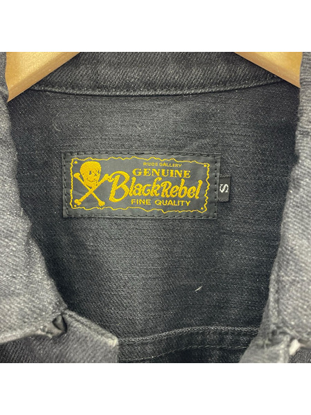 RUDE GALLERY デニムジャケット BLACK REBEL