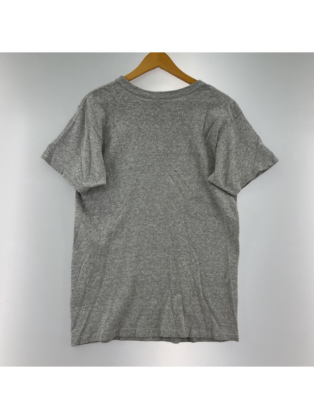 Champion/80S/USA製/プリントTee/M/GRY
