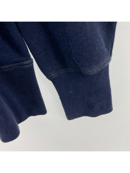 JOE McCOY アーチプリント両Vスウェット 38 紺