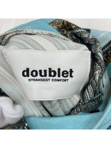 doublet/ROMA LSシャツ/M/ブルー