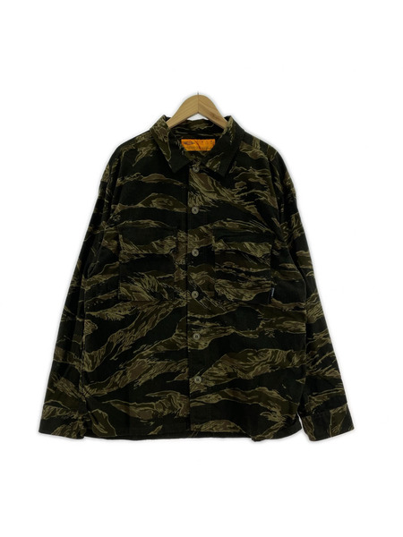 CHALLENGER CAMOUFLAGE FLANNEL SHIRT Tiger Camo