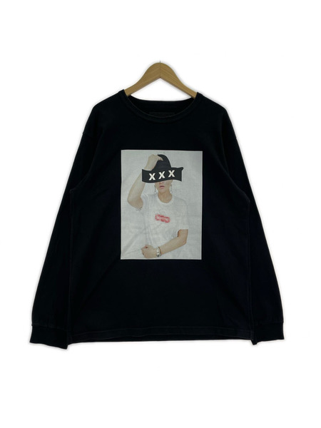 GOD SELECTION XXX 長袖Tシャツ・カットソー ケイトモス 黒 (L)