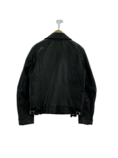 UNUSED ライダース DOUBLE RIDERS JACKET (3) 黒[値下]