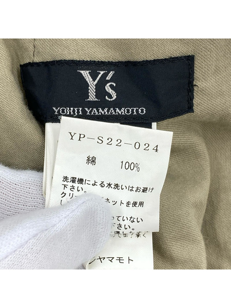 Y's ロングスカート コットン カーキ (2) YP-S22-024