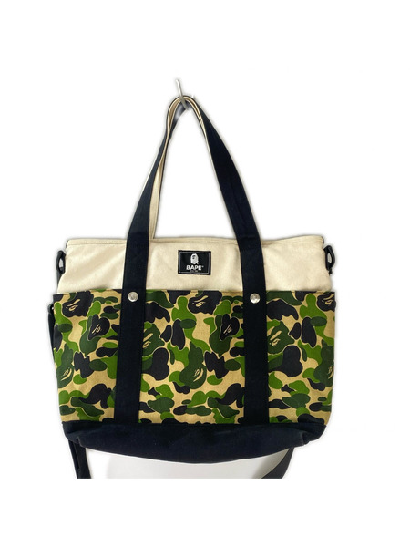 A BATHING APE ソノ他バッグ ABC CAMO MOMS TOTE BAG