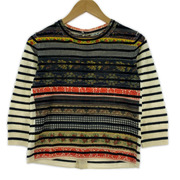 TAO COMME des GARCONS ニット・セーター 総柄 ボーダー(S)