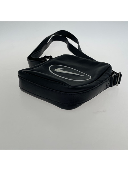 Supreme ショルダーバッグ ×NIKE 25SS Leather Shoulder Bag 黒