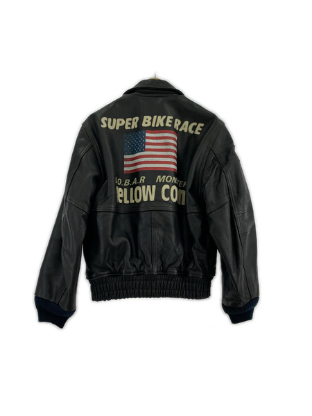 ジャケット YELLOWCORN ライダースジャケット(M)