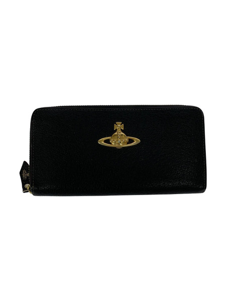 Vivienne Westwood 長財布 オーブ オールレザー ブラック